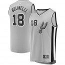 San Antonio Spurs Marco Belinelli Fanatics Branded Silver Fast Break Replica Player Jersey - Statement Edition