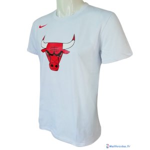 Maillot NBA Pas Cher Chicago Bulls Nike Blanc