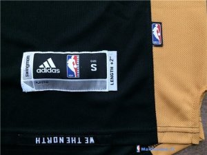 Maillot NBA Pas Cher Toronto Raptors Demar DeRozan 10 Noir Jaune