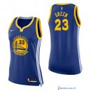 Maillot NBA Pas Cher Golden State Warriors Femme Draymond Green 23 Bleu Icon 2017/18