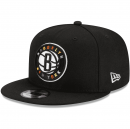 Bonnet NBA Brooklyn Nets New Era Black Hoop Team 2 9FIFTY