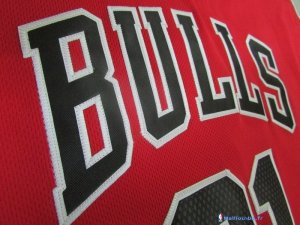 Maillot NBA Pas Cher Chicago Bulls Junior Jimmy Butler 21 Rouge