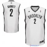 Maillot NBA Pas Cher Brooklyn Nets Kevin Garnett 2 Blanc