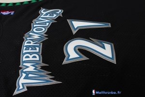 Maillot NBA Pas Cher Minnesota Timberwolves Kevin Garnett 21 Retro Noir