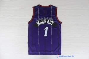 Maillot NBA Pas Cher Toronto Raptors Tracy McGrady 1 Retro Pourpre