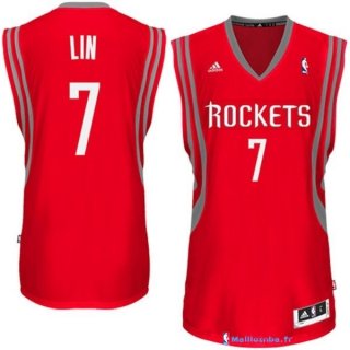 Maillot NBA Pas Cher Houston Rockets Jeremy Lin 7 Rouge