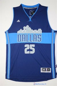 Maillot NBA Pas Cher Dallas Mavericks Chandler Parsons 25 Bleu Profond