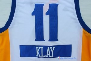 Maillot NBA Pas Cher Noël Golden State Klay 11 Blanc