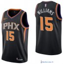 Maillot NBA Pas Cher Phoenix Suns Alan Williams 15 Noir Statement 2017/18