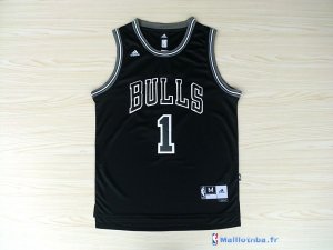 Maillot NBA Pas Cher Chicago Bulls Derrick Rose 1 Noir