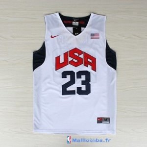 Maillot NBA Pas Cher USA 2012 Kyrie Irving 23 Blanc