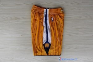 Pantalon NBA Pas Cher Golden State Warriors Jaune