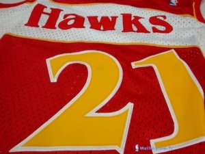 Maillot NBA Pas Cher Atlanta Hawks Dominique Wilkins 21 Rouge