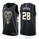 Maillot NBA Pas Cher Milwaukee Bucks Gerald Green 28 Noir Statement 2017/18