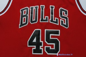 Maillot NBA Pas Cher Chicago Bulls Michael Jordan 45 Retro Rouge