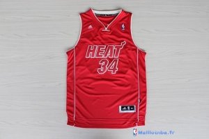 Maillot NBA Pas Cher Noël Rouge Miami Heat Allen 34