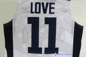 Maillot NBA Pas Cher USA 2012 Kevin Love 11 Blanc