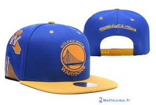 Bonnet NBA Golden State Warriors 2016 Bleu Jaune 1