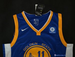 Maillot NBA Pas Cher Golden State Warriors Klay Thompson 11 Bleu 2017/18