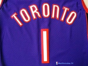 Maillot NBA Pas Cher Toronto Raptors Tracy McGrady 1 Bleu