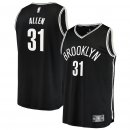 Brooklyn Nets Jarrett Allen Fanatics Branded Black Fast Break Replica Player Jersey - Icon Edition