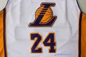 Maillot NBA Pas Cher Noël Los Angeles Lakers Kobe 24 Blanc