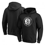 Brooklyn Nets Fanatics Branded Black Primary Team Logo Pullover Hoodie