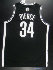 Maillot NBA Pas Cher Brooklyn Nets Paul Pierce 34 Noir