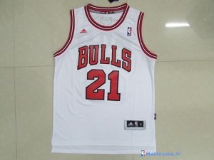 Maillot NBA Pas Cher Chicago Bulls Jimmy Butler 21 Blanc