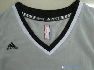 Maillot NBA Pas Cher San Antonio Spurs Kawhi Leonard 2 Gris