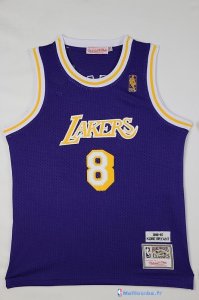 Maillot NBA Pas Cher Los Angeles Lakers Kobe Bryant 8 Pourpre