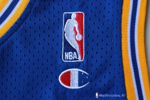 Maillot NBA Pas Cher Golden State Warriors Stephen Curry 30 Retro Bleu Profond