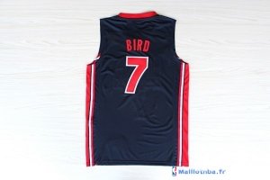 Maillot NBA Pas Cher USA 1992 Bird 7 Noir