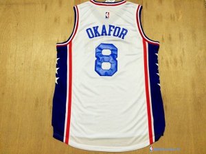 Maillot NBA Pas Cher Philadelphia Sixers Julius Erving 8 Blanc