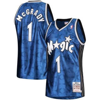 Orlando Magic Tracy McGrady Mitchell & Ness Blue Road 200001 Hardwood Classics Authentic Jersey