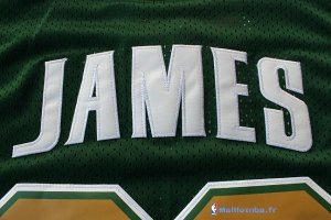 Maillot NCAA Pas Cher Irish LeBron James 23 Vert