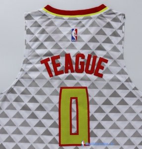 Maillot NBA Pas Cher Atlanta Hawks Jeff Teague 0 Blanc