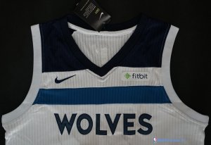 Maillot NBA Pas Cher Minnesota Timberwolves Andrew Wiggins 22 Blanc 2017/18