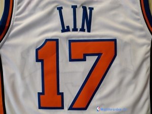 Maillot NBA Pas Cher New York Knicks Jeremy Lin 17 Blanc