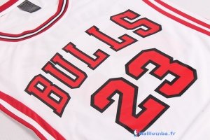 Maillot NBA Pas Cher Chicago Bulls Femme Michael Jordan 23 Blanc