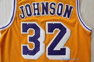 Maillot NBA Pas Cher Los Angeles Lakers Wesley Johnson 32 Jaune