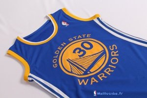 Maillot NBA Pas Cher Golden State Warriors Femme Stephen Curry 30 Bleu