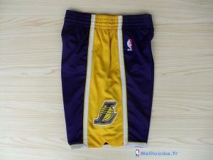 Pantalon NBA Pas Cher Los Angeles Lakers Pourpre 01