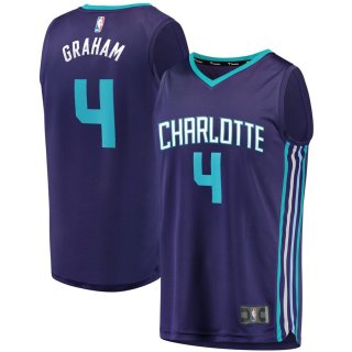 Charlotte Hornets Devonte Graham Fanatics Branded Purple Fast Break Replica Player Team Jersey - Statement Edition