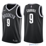 Maillot NBA Pas Cher Brooklyn Nets DeMarre Carroll 9 Noir Icon 2017/18