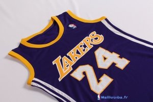 Maillot NBA Pas Cher Los Angeles Lakers Femme Kobe Bryant 24 Pourpre