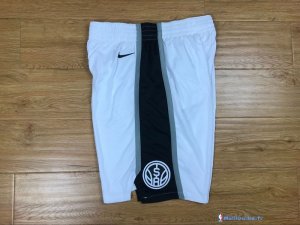 Pantalon NBA Pas Cher San Antonio Spurs Nike Blanc