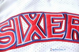 Maillot NBA Pas Cher Philadelphia Sixers Allen Iverson 3 10 Anniversaire Blanc