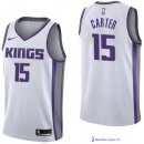 Maillot NBA Pas Cher Sacramento Kings Vince Carter 15 Blanc Association 2017/18