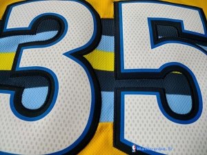 Maillot NBA Pas Cher Denver Nuggets Kenneth Faried 35 Jaune